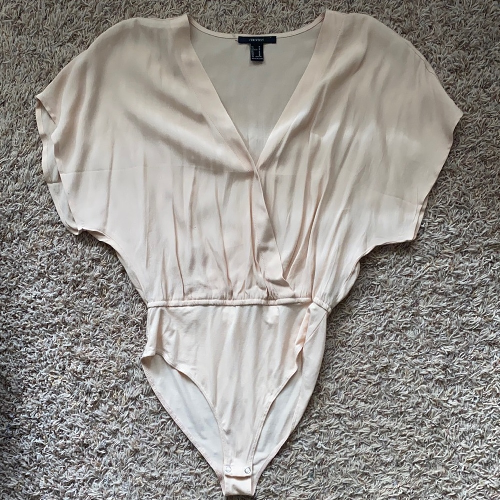 forever 21 short sleeve bodysuit